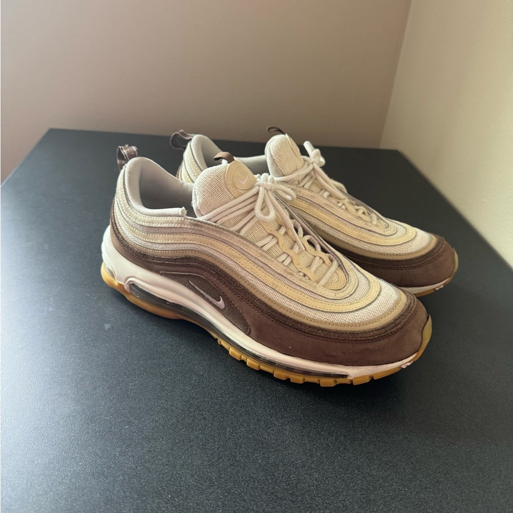 Nike Air Max 97 'Muslin Pink Foam' - Brown and Cream
